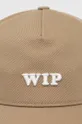 Carhartt WIP czapka z daszkiem bawełniana beżowy