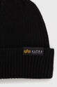 Шапка Alpha Industries Dockers Beanie 138905.03 черен AW24