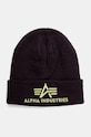Alpha Industries czapka aplikacja fioletowy 168910.03