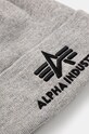 Шапка Alpha Industries 168910.03 серый AW24