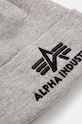 Alpha Industries czapka 168910.03 szary AW24