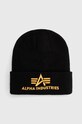 Alpha Industries czapka 3D Beanie pozostałe czarny 168910.583