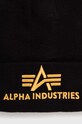 Alpha Industries czapka 3D Beanie 168910.583 czarny AW23