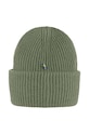 Вълнена шапка Fjallraven 1968 Logo F78142.677 зелен AW23
