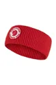 red Fjallraven wool headband 1960 Logo Unisex