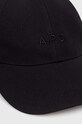 A.P.C. cotton baseball cap COCPR.M24069 black AW24
