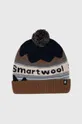 brązowy Smartwool czapka z domieszką wełny Unisex