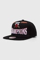 Čepice s vlněnou směsí Mitchell&Ness s příměsí vlny černá HHSS1077.CBUYYPPPBLCK