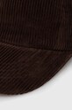 Manšestrová kšiltovka Norse Projects Wide Wale Corduroy Sports Cap N80.0131.2022 hnědá AW23