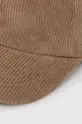 Norse Projects czapka z daszkiem sztruksowa Wide Wale Corduroy Sports Cap beżowy