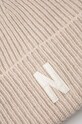 Accessories Norse Projects wool beanie Merino Lambswool Rib N Logo Beanie N95.0953.2064 beige