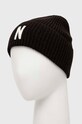 Čepice Norse Projects Merino Lambswool Rib N Logo Beanie N95.0953.1037 hnědá AW23