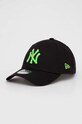 New Era șapcă de baseball din bumbac bumbac negru 60424816
