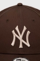 New Era cotton baseball cap New York Yankees 60364455 brown AW23