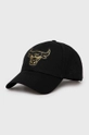 μαύρο Βαμβακερό καπέλο του μπέιζμπολ New Era Chicago Bulls Unisex