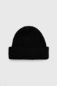 Universal Works wool beanie Short Watch Cap melange black 29351