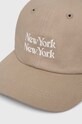 Accesorii Corridor șapcă de baseball din bumbac NY NY Cap HT0089.K bej