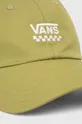 Bombažna bejzbolska kapa Vans zelena