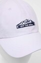 Βαμβακερό καπέλο του μπέιζμπολ Vans VN000EYXYOG1 μωβ AW23