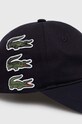 Lacoste cotton baseball cap RK3523 navy AW23
