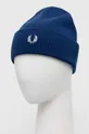 navy Fred Perry wool beanie