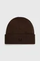 brown Fred Perry wool beanie Unisex