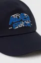 Ader Error berretto da baseball in cotone Edca Logo Cap blu navy