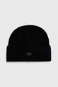 Vunena kapa Ader Error Etik Logo Beanie bez uzorka mornarsko plava BMADFWHW0504