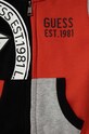 Guess dres bawełniany niemowlęcy I3YG11.KA6R3.9BYX czerwony AW23