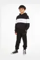 čierna Detská bavlnená tepláková súprava Calvin Klein Jeans Chlapčenský