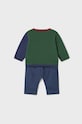 Mayoral Newborn komplet bawełniany niemowlęcy 2521.1L.Newborn.9BYX granatowy AW23