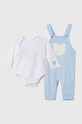 Guess komplet niemowlęcy z elastanem niebieski P3BG18.J1300.9BYX