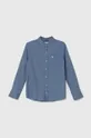 μπλε Παιδικό βαμβακερό πουκάμισο Abercrombie & Fitch Για αγόρια