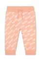 różowy Kenzo Kids dres bawełniany niemowlęcy
