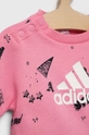 adidas baba tréningruha I BLUV Q3 CSET  Jelentős anyag: 70% pamut, 30% Újrahasznosított poliészter Szegély: 95% pamut, 5% elasztán