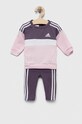 adidas trening bebelusi tricotaj roz IJ6325
