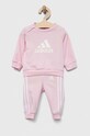 adidas dres niemowlęcy dzianina różowy IJ8863