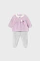 Sada pre bábätká Mayoral Newborn pletenina ružová 2501.2A.Newborn.9BYX