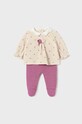 Mayoral Newborn komplet niemowlęcy Gift box wzorzyste fioletowy 2502.2B.Newborn.9BYX