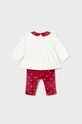 Dziewczynka Mayoral Newborn komplet niemowlęcy 2-pack 2741.2B.Newborn.9BYX czerwony