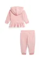 Спортивный костюм для младенцев Polo Ralph Lauren розовый