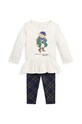Σετ μωρού Polo Ralph Lauren πλεκτό ύφασμα μπεζ 310919163001
