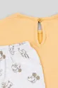giallo zippy completo in cotone neonato/a