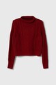 Abercrombie & Fitch sweter dziecięcy pozostałe bordowy KI250.3074
