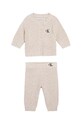 Calvin Klein Jeans set de bumbac pentru bebelusi bumbac bej IN0IN00086.9BYX