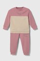 Детский спортивный костюм Calvin Klein Jeans с эластаном розовый IN0IN00088.9BYX