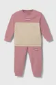 рожевий Дитячий спортивний костюм Calvin Klein Jeans Дитячий