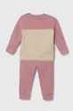 Detská tepláková súprava Calvin Klein Jeans ružová