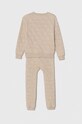 Дитячий спортивний костюм Calvin Klein Jeans IN0IN00106.9BYX бежевий AW23
