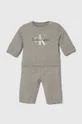 сірий Cпортивний костюм для немовлят Calvin Klein Jeans Дитячий